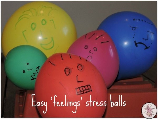 Easy 'Feelings' Stress Balls - Diary of a First Child